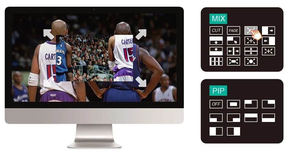 Multi Format Video Mixer Switcher