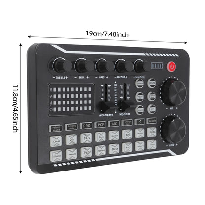 6-8 h F998 Max audio mixer BM800 microphones Podcast Equipment Bundle Wide Device Compatibility For YouTube Recording Live Broad