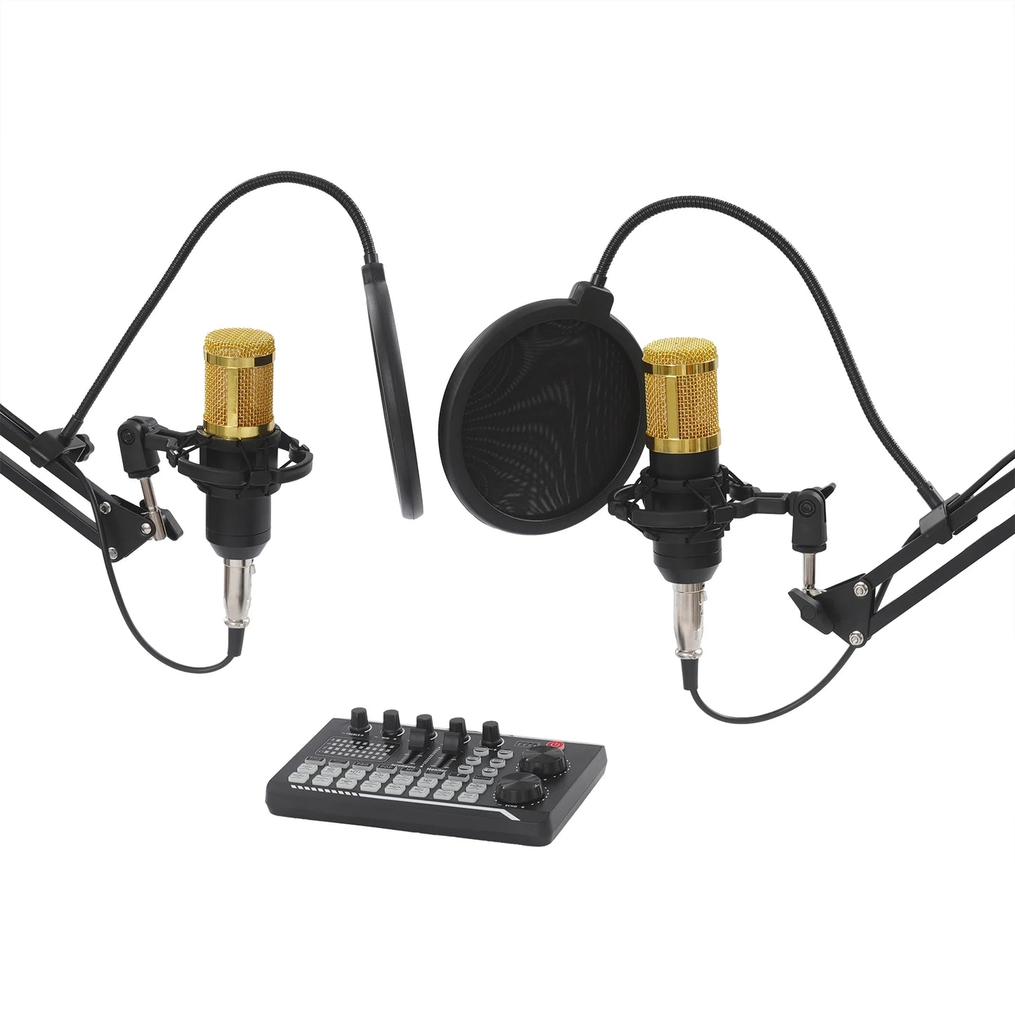 6-8 h F998 Max audio mixer BM800 microphones Podcast Equipment Bundle Wide Device Compatibility For YouTube Recording Live Broad